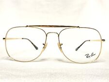 NEW Ray Ban RB6389 2500 The General Gold Aviator Eyeglasses Frames 57/16~145