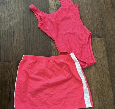 Traje de baño y falda vintage rosa Catalina Foto 1 de 4