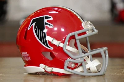 Minicasco de velocidad Atlanta Falcons Riddell - 1966-1969 retroceso Foto 1 de 4