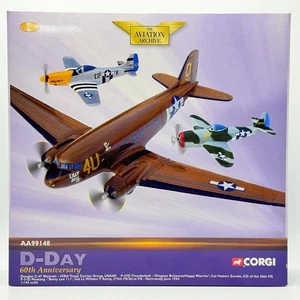 Corgi Aviation AA99148 1:144 C-47, P-47D, P-51D 60th Anniversary Aircraft Set - Picture 1 of 17