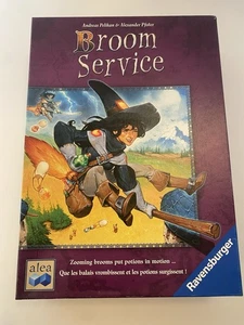 READ Broom Service Board Game French & English Rules Card References Incomplete - Picture 1 of 11