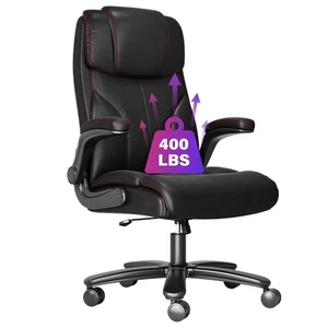High Back Executive Office Chair Heavy Duty Swivel Computer Desk Chair 400lbs - Picture 1 of 5
