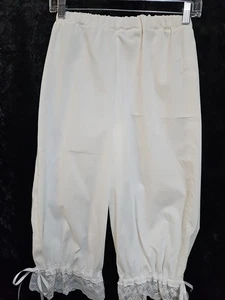 Womens MEDIUM Bloomers Pantaloons Victorian Civil War waste 24' to 36"   in 28 L - Picture 1 of 3