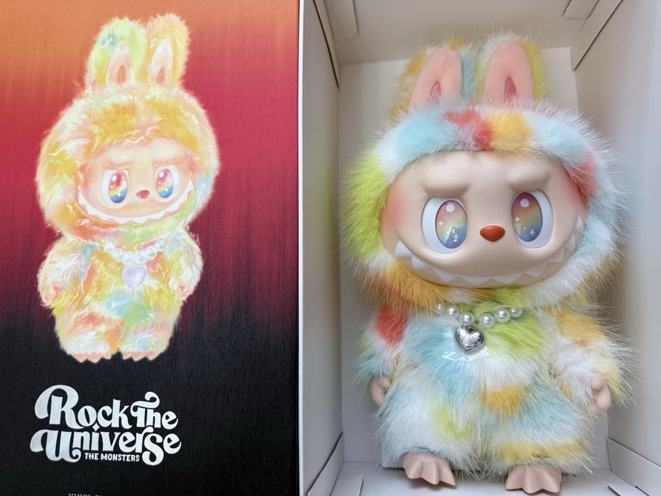 AUTHENTIC POPMART LABUBU THE MONSTERS ROCK THE UNIVERSE VINYL PLUSH DOLL - Image 1 of 4