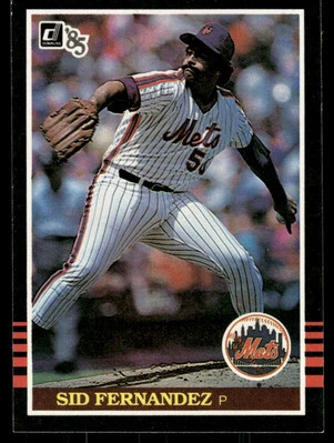 1985 Donruss #563 Sid Fernandez New York Mets Baseball Card - Image 1 of 2