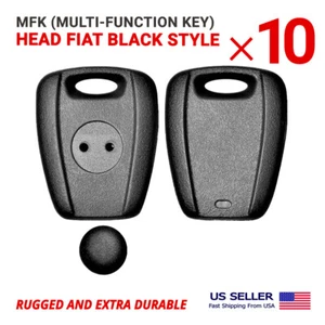 10X Cabezal MFK (llave multifunción) Fiat Negro Estilo - Imagen 1 de 2