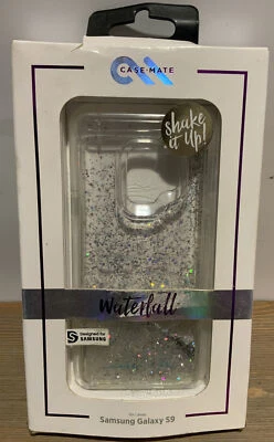 🍒 Capa Mate Waterfall Glitter Líquido Capa Para Samsung Galaxy S9 - Imagem 1 de 3