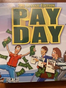 HASBRO , PAY DAY , THE CLASSIC EDITION FROM 2017 - QUAD-FOLD BOARD , MORE COMPAC - Picture 1 of 3