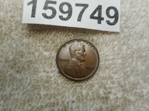 1927 D Lincoln Wheat Cent AU Brown High Grade Very Nice Collector Coin # 159749 Cover