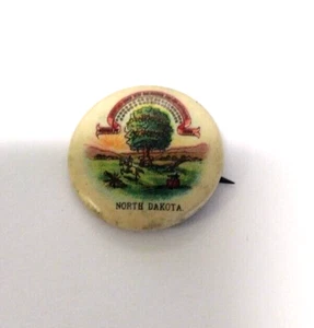 Antique Sweet Caporal Cigarettes North Dakota Pinback - Picture 1 of 2