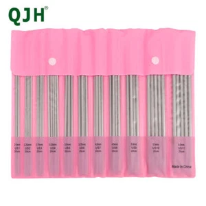 Double Pointed Knitting Needles Set 7.87", 55 PCS Stainless Steel Straight Knitt - Picture 1 of 19