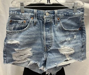 Levi Strauss 501 Blue Jean Shorts Size W27 , DD-5 - Picture 1 of 6