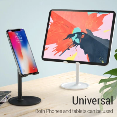 Portable Desktop Phone Tablet Stand Holder Desk Mount For iPhone iPad Cell phone - Image 1 of 4