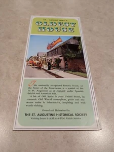 Vintage Travel Brochure St Augustine Oldest House Store Lightner Attractions - Picture 1 of 5