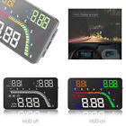 T100 4" Car HUD Head Up Display Speed Warning OBD2 Digital Speedometer Display