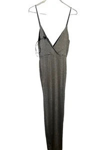 Symphony Silver Sparkly Gown Size Medium NWT See Description  - Picture 1 of 4