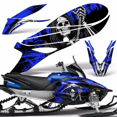 Snowmobile Graphic Decals Stickers For Yamaha Apex 2011-2018 REAPER2 U - Image 1 of 3