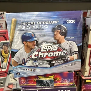 2020 Topps Chrome Baseball HTA Jumbo Hobby Box 5 Autograph Alvarez ? - Bild 1 von 1