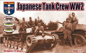 Japanese Tank Crew WW2 (48 figures, 12 poses) 1/72 Orion 72067 - Picture 1 of 3