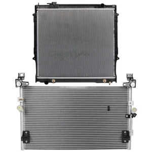 Radiator & AC Condenser Kit For 1998-04 Toyota Tacoma 3.4L 3378CC V6 2-Door - Bild 1 von 10