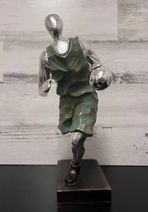 Unusual Hand Cast Male Basketball Player 11” Tall NBA - Picture 1 of 10