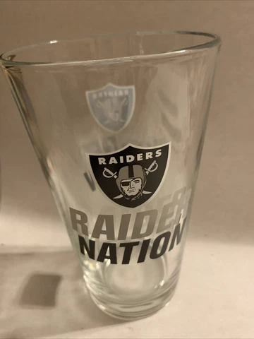 Oakland Raiders Nation drinking glass Cover