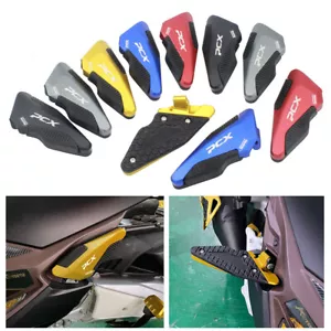 CNC Rear Passenger Foot Rest Peg Pedal Pads For Honda PCX125/160 2018-2022 - Picture 1 of 12