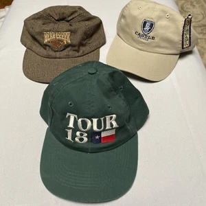 Lot Dallas Area Golf Hats Tour 18, Castle Hills, Bear Creek. Great Shape - Picture 1 of 11
