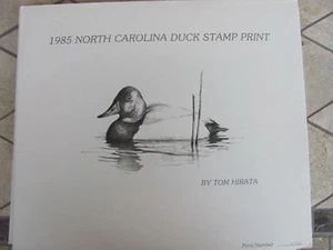NC-3   1985   North Carolina  State Duck Stamp Print   OFFER  #NC3NS12DSS - Picture 1 of 2