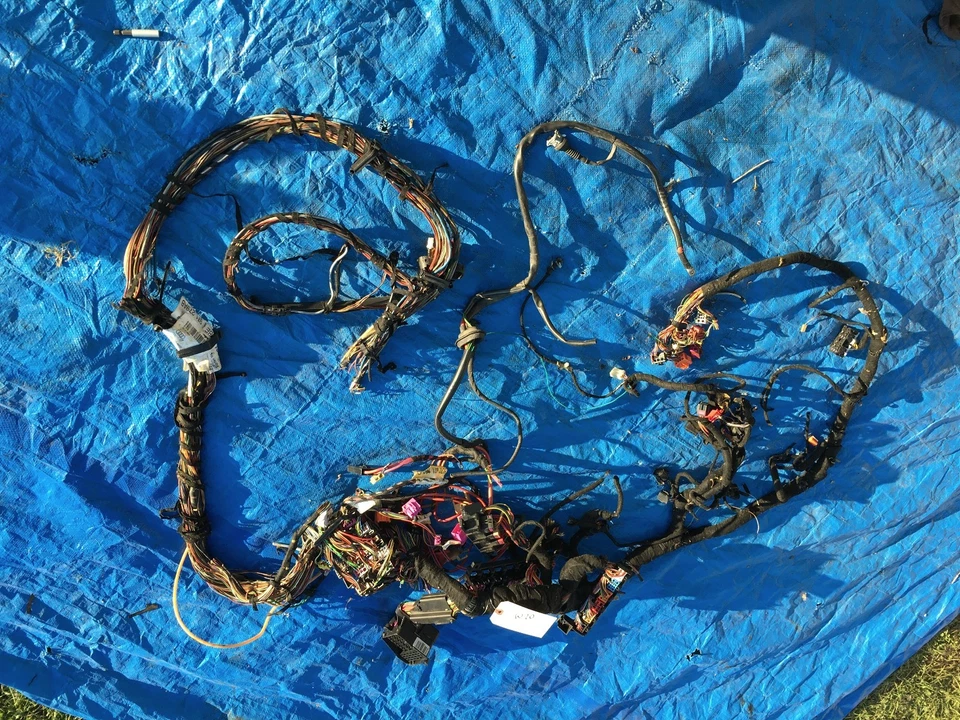 ARNÉS DE CABLEADO AUDI A4 B5 V6 CABLE CERDO TAPÓN COLA INTERIOR CUERPO MOTOR SECCIÓN CORTE Foto 1 de 4