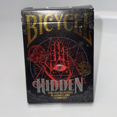 Bicycle Hidden Playing Cards Deck Secret Society Symbolism Air Cushion Finish US - Image 1 of 4