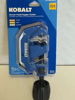 Kobalt Screw - Feed Copper Cutter 2146937 With Quick Release Button - Image 1 of 2