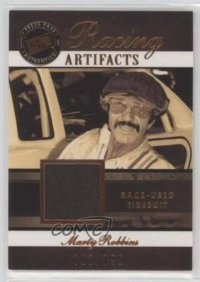 2007 Press Pass Legends Racing Artifacts Firesuits /199 Marty Robbins Rookie RC - Image 1 of 2