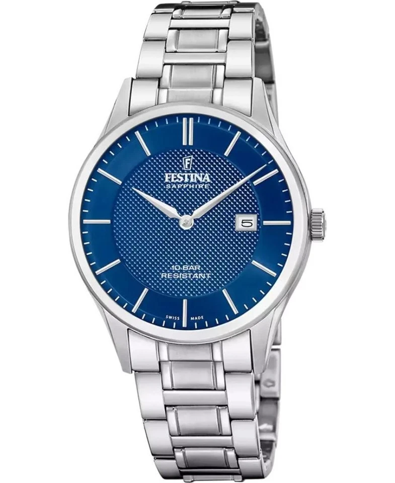 FESTINA Men Analog Quartz Casual Watch Classic Dress Waterproof - Image 1 of 1