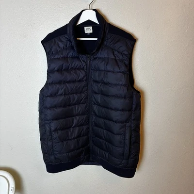 Chaleco John W Nordstrom JWN Negro Lana Hombre Exterior Talla XL Foto 1 de 4