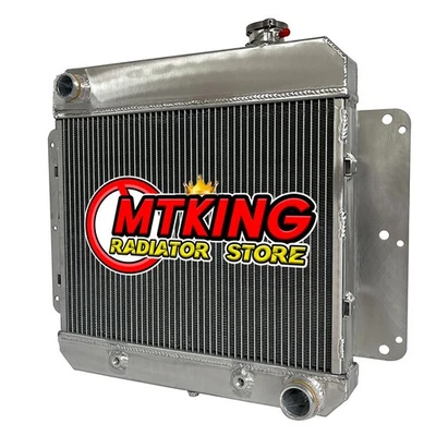 Aluminum Radiator For 1962-1967 1966 1965 1964 Chevrolet Chevy II/Nova Base/SS - Image 1 of 4