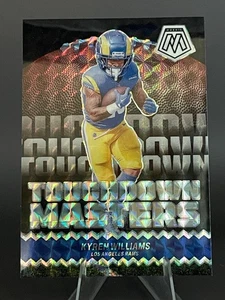 KYREN WILLIAMS #TM-KWS Touchdown Masters Silver Prizm Insert 2024 Mosaic RAMS - Picture 1 of 6