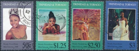 Wendy Fitzwilliam, Miss Universe 98 - Trinidad & Tobago 1999 - F H - SG 873/6 Cover