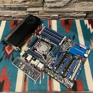 Combo de placa base retro ASUS P6T6 WS REVOLUTION X58 •Xeon X5670 6c •24 GB •GTX660 - Imagen 1 de 16