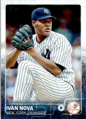 2015 Topps Baseball Card Ivan Nova New York Yankees #382 - Image 1 of 2
