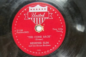 Memphis Slim - UNITED U-156 - Five O'clock Blues & The Come Back - Picture 1 of 2