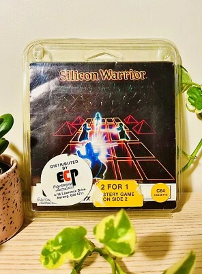 *RARE* Silicon Warrior Commodore 64/128 (C64) Cassette Game - Image 1 of 4