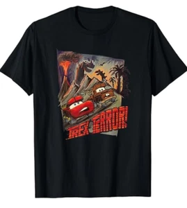 Lightning McQueen T-Shirt - Disney Pixar Cars racing classic movie cool race - Picture 1 of 3