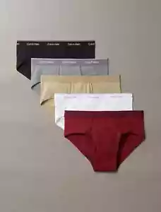 Calvin Klein Men's Cotton Classics 5-Pack Hip Brief NB4100 NEW with TAGS - Picture 1 of 1