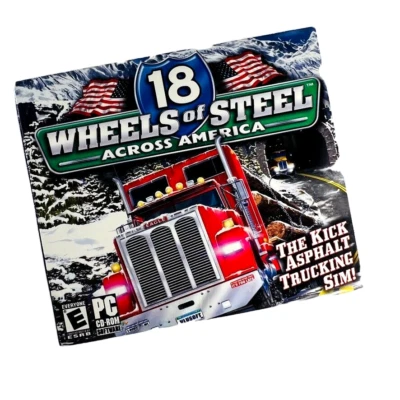 18 Wheels Of Steel Across America PC Cd Rom Game Kick The Asphalt Trucking Sim - Image 1 of 4