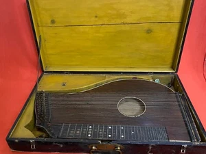 VINTAGE PROFESSIONAL ZITHER GERMAN INSTRUMENT GUITAR ZITHER - Picture 1 of 7