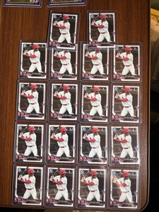 (18) Lot 2018 Bowman Chrome 1st RC Jose Adolis Garcia Rookie Card BCP-121 Invest