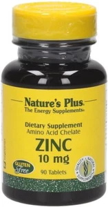 ZINC 10 mg Natures Plus - 90 Tabletten 18,49 € / 100g - Bild 1 von 1