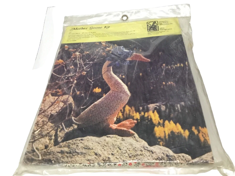 Pre-Cut Fabric 26" Mother Goose Kit # 106K Sewing Craft Needle in the Haystack - Image 1 of 2