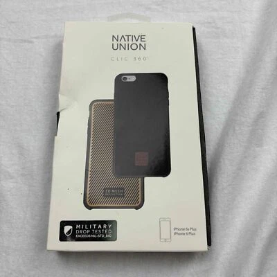 Native Union Unisex Clic 360 Phone Case Black 3D Mesh Cover For iPhone 6S Plus - Image 1 of 4